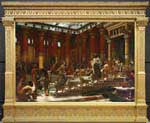 Fig. 12: Edward Poynter The visit of the Queen of Sheba to King Solomon 1890 Collection AGNSW