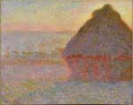 Fig. 13: Claude Monet Grainstack (Sunset) 1891 Collection MFA, Boston