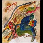 Vasily Kandinsky Study for painting with the white border 1913 Coll. Art Gallery of NSW