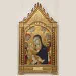 Sano di Pietro Madonna and Child with Saints Jerome, John the Baptist, Bernardino and Bartholomew c.1450-81 Coll. Art Gallery of NSW