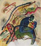 Fig. 14: Wassily Kandinsky Study for 'Painting with the white border' 1913 Collection AGNSW © Vasily Kandinsky/ADAGP. Licensed by Viscopy, Sydney