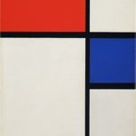 Figure 2: Piet Mondrian, Composition no. II, with red and blue 1929, collection MoMA, New York