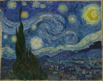 Bildo 6: Vincent van Gogh, La stelplena nokto 1889, kolekto MoMA, Nov-Jorko